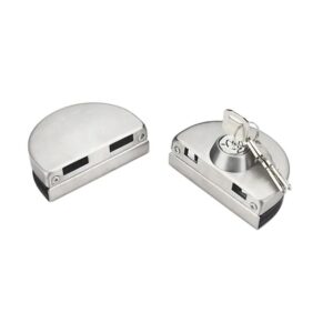 Glass D Lock Silver LG 105
