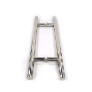 Glass H Handle Silver LG 01 (32/30/45)