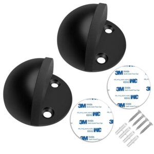 Half Round Door Stopper – Black